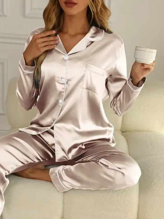 Street Wave Pajama Set For Women Soft Cozy Nightwear