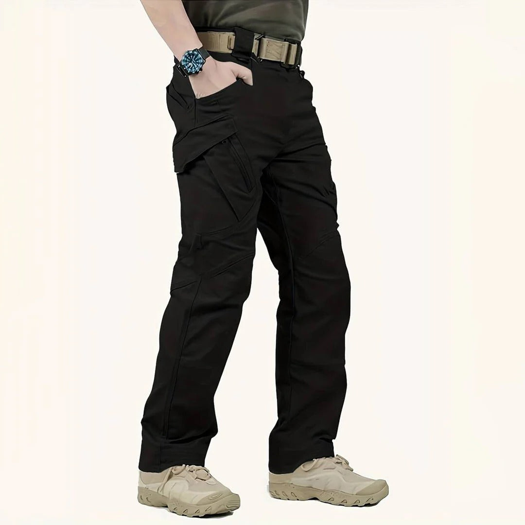 Mens Tactical Cargo Pants Durable Water Resistant Reinforced Cargo Pockets For Outdoor Work All Day Comfort Street-Wave