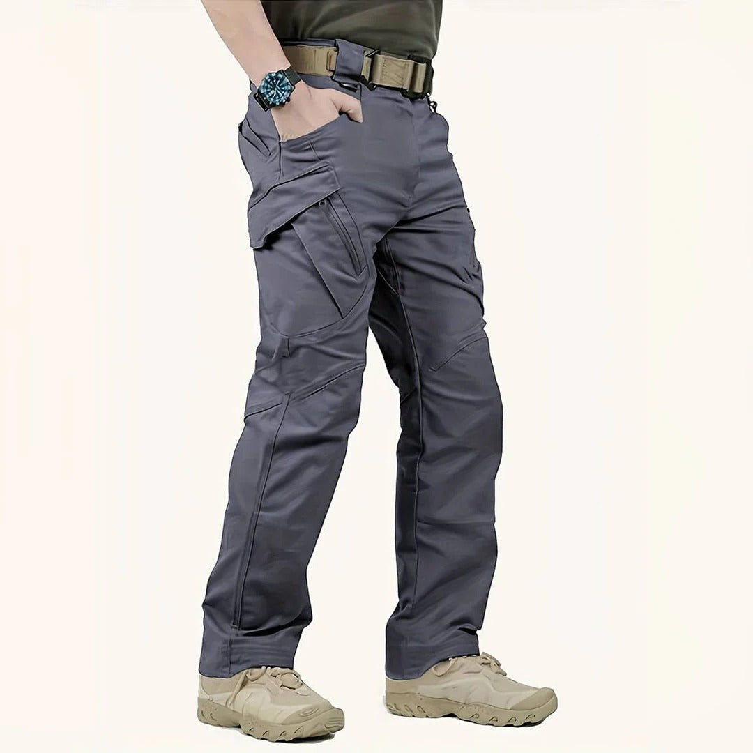 Mens Tactical Cargo Pants Durable Water Resistant Reinforced Cargo Pockets For Outdoor Work All Day Comfort Street-Wave