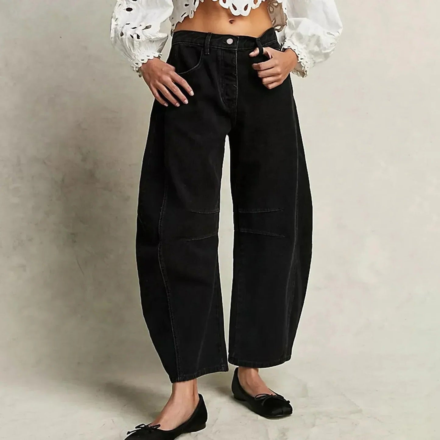 Wide-Leg Jeans