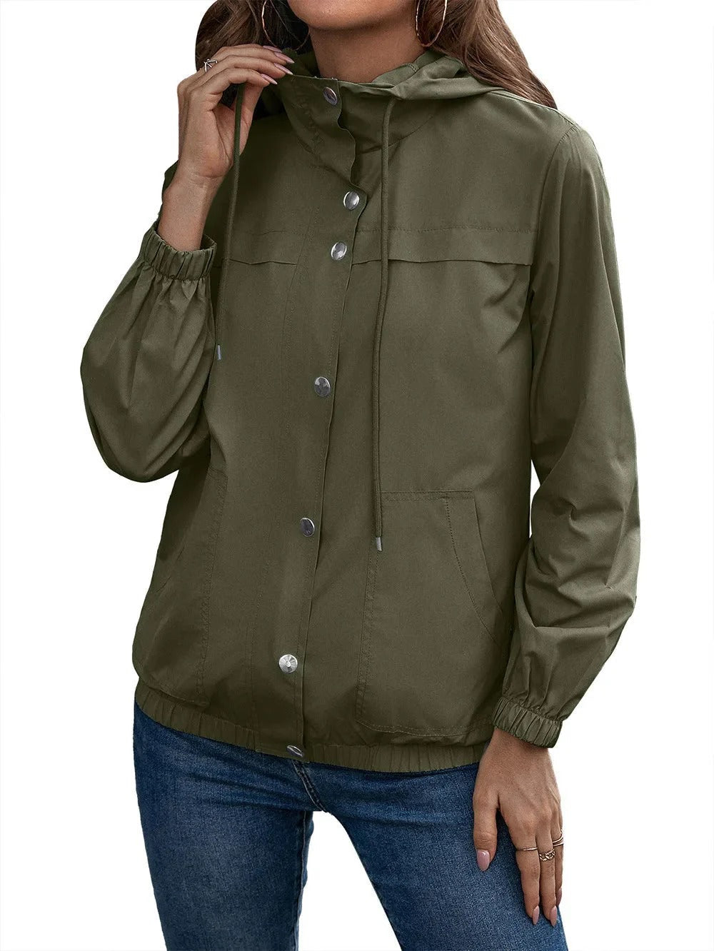 Street-Wave Women's Hoodie Jacket Autumn Edition With Adjustable Hood Relaxed Fit Layering Essential