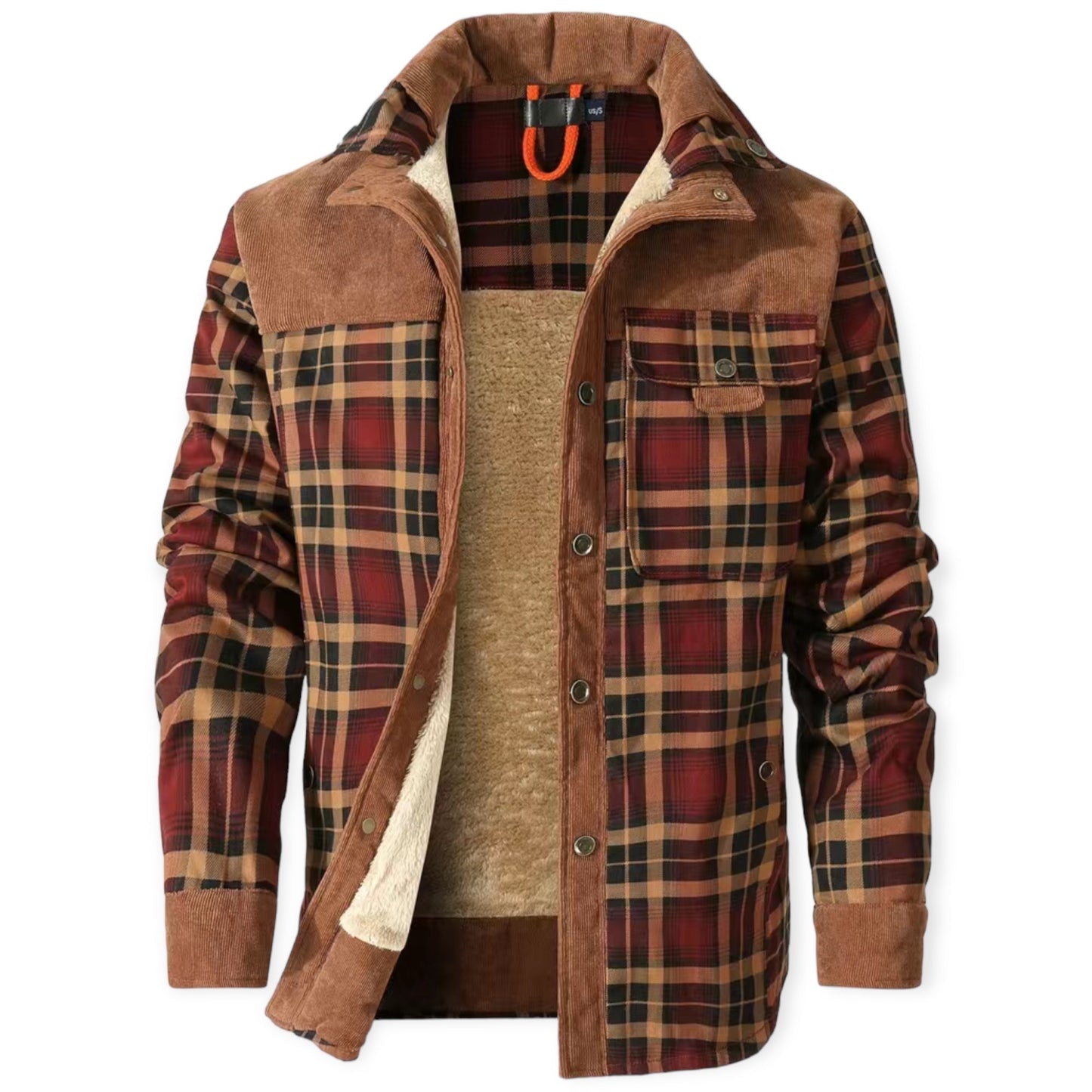 Street-wave Falia Plaid Winter Jacket for Women With Lightweight Warmth And Sherpa Lining