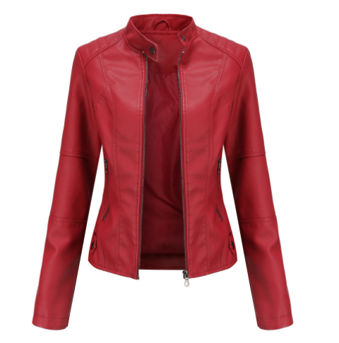 Streetwave Leather Jacket Women Real Leather Timeless Classic Chic Everyday Wear