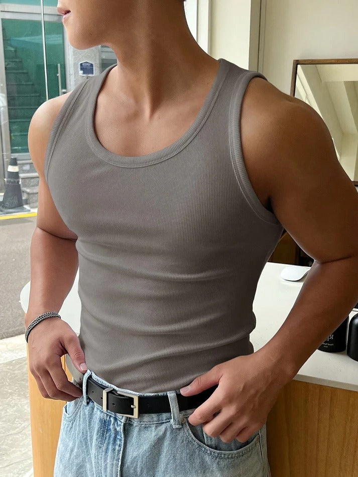 Basic Ribbed Tank Top