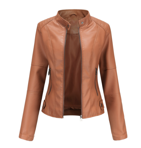 Streetwave Leather Jacket Women Real Leather Timeless Classic Chic Everyday Wear