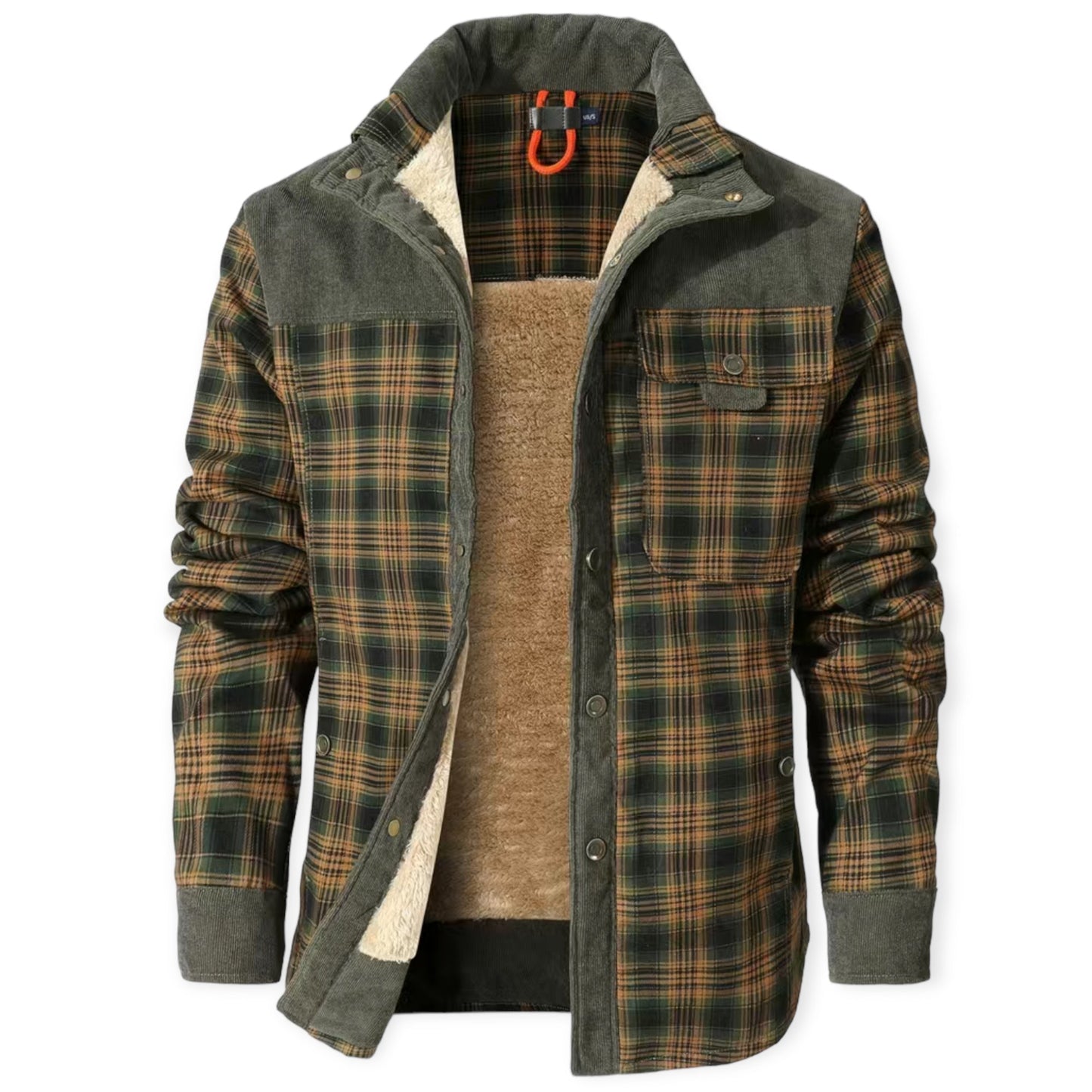 Street-wave Falia Plaid Winter Jacket for Women With Lightweight Warmth And Sherpa Lining
