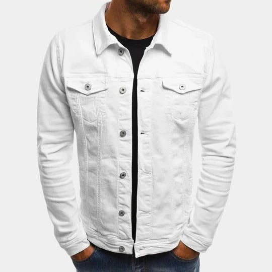 Street-Wave Classic Men's Shirt With Button Front And Long Sleeve Structured Fit Silhouette