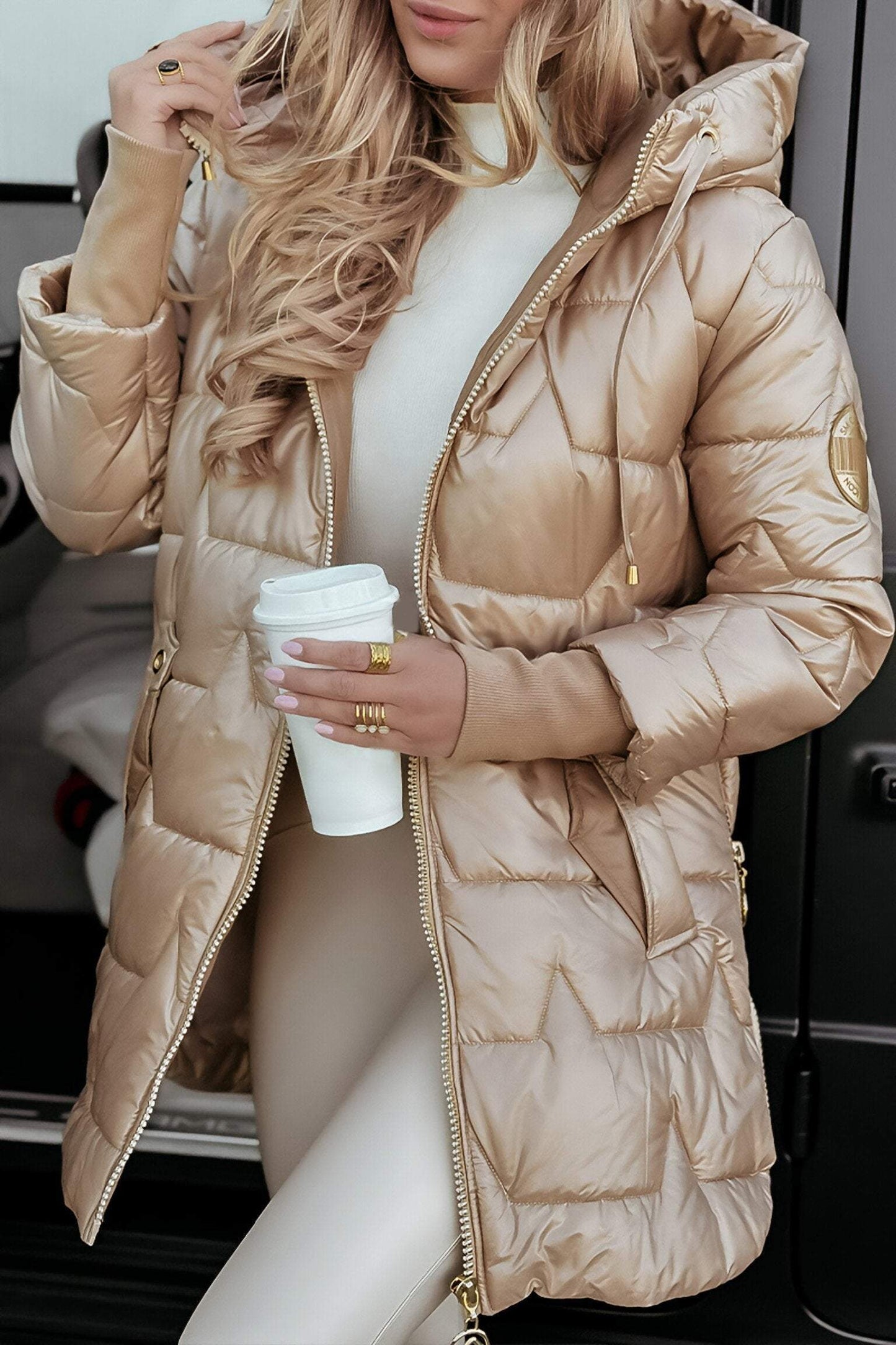 Streetwave Cotton Jacket Brown For Women, Lightweight Warmth Everyday Cozy Style