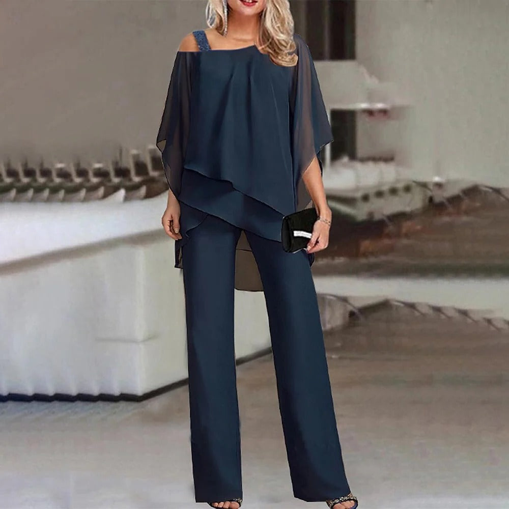 Jumpsuit | Two-piece with cold shoulder