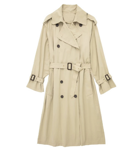 Street-Wave Trench Coat For Women Elegant Transitional Jacket For Cool Summer Evenings