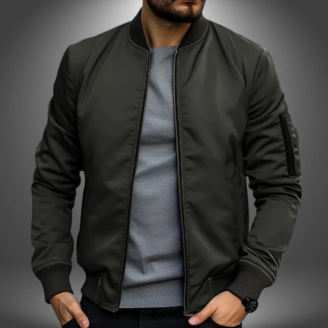 Versatile Navy Bomber Jacket For Men By Street-Wave Ideal For Work And Weekend Wear Everyday