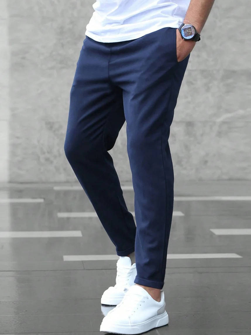 Street-Wave Men's Casual Stretch Pants Flexible And Elegant Comfort For Work And Weekend