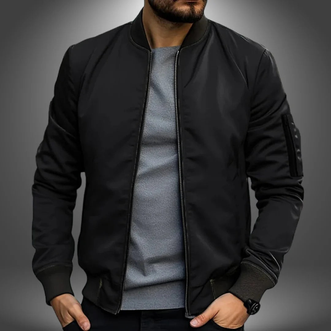 Versatile Navy Bomber Jacket For Men By Street-Wave Ideal For Work And Weekend Wear Everyday