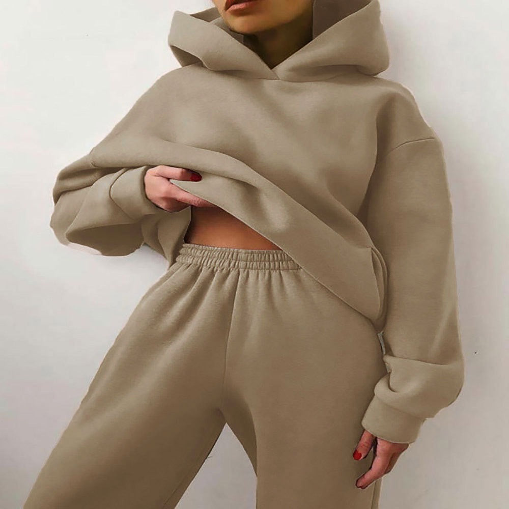 Street-Wave Women's Cotton Blend Two-Piece Set With Oversized Fit