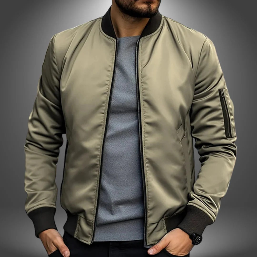 Versatile Navy Bomber Jacket For Men By Street-Wave Ideal For Work And Weekend Wear Everyday