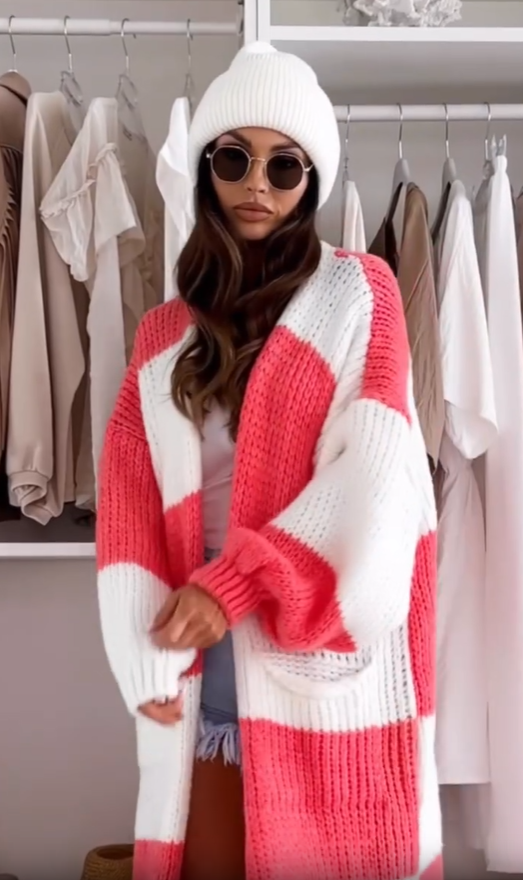 Street Wave Colorful Plaid Cardigan For Autumn And Winter Fashion Lovers Cozy Warmth Bold Look