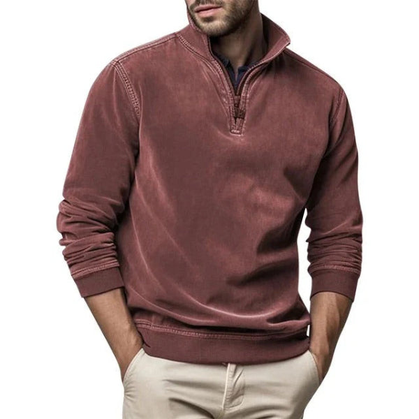 Mens Soft Fleece Pullover Regular Fit By Street-Wave For Men