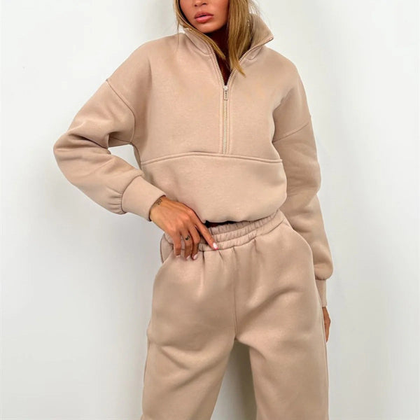 Nordisk Flair Women's Two-Piece Sweat Set Cozy Relaxed Fit