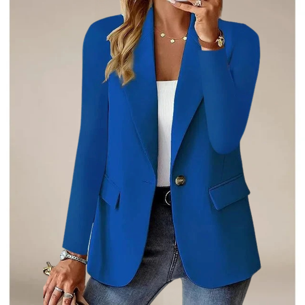 Street-wave Classic Elegant Blazer For Women Tailored Fit Premium Fabric Versatile Office To Evening