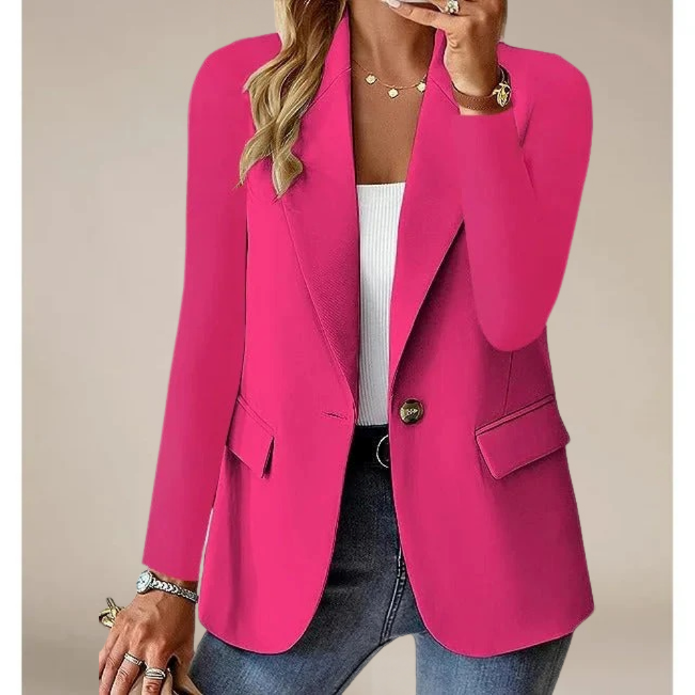 Street-wave Classic Elegant Blazer For Women Tailored Fit Premium Fabric Versatile Office To Evening