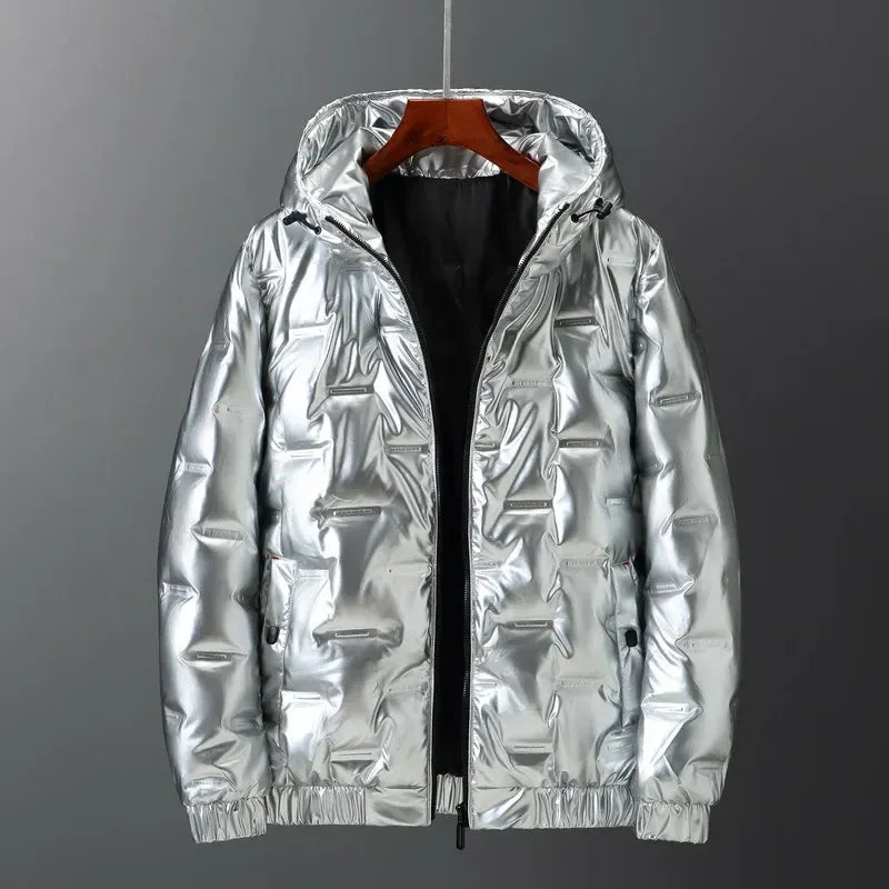 Street-Wave Men Down Jacket Hooded Water Resistant Warm