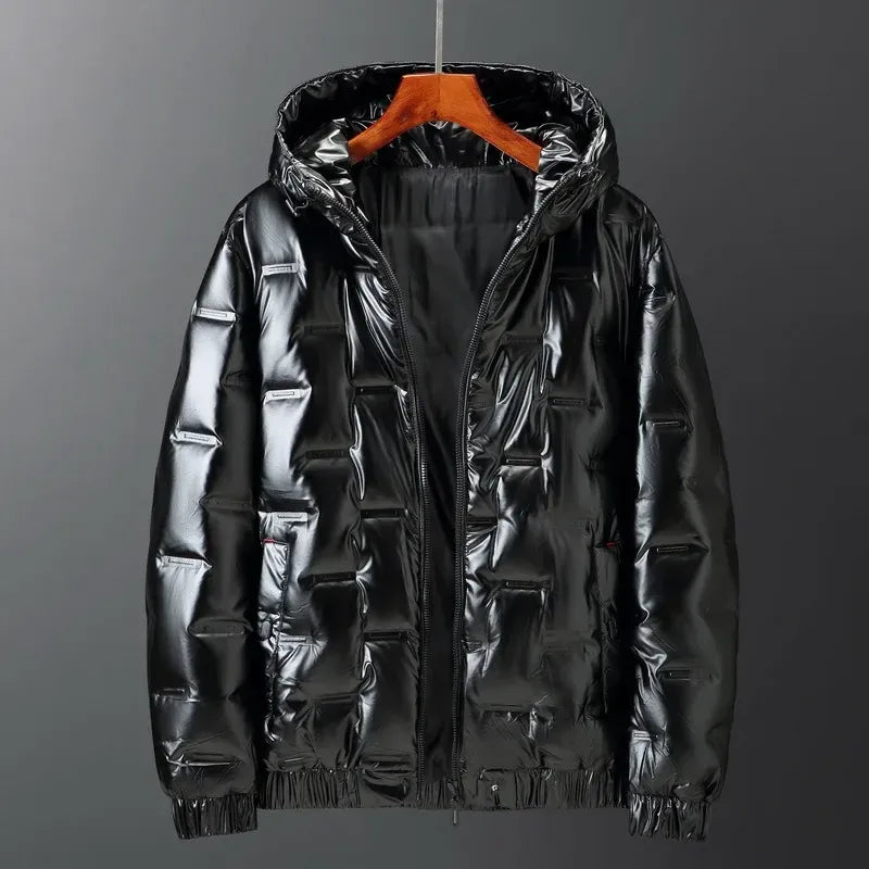 Street-Wave Men Down Jacket Hooded Water Resistant Warm
