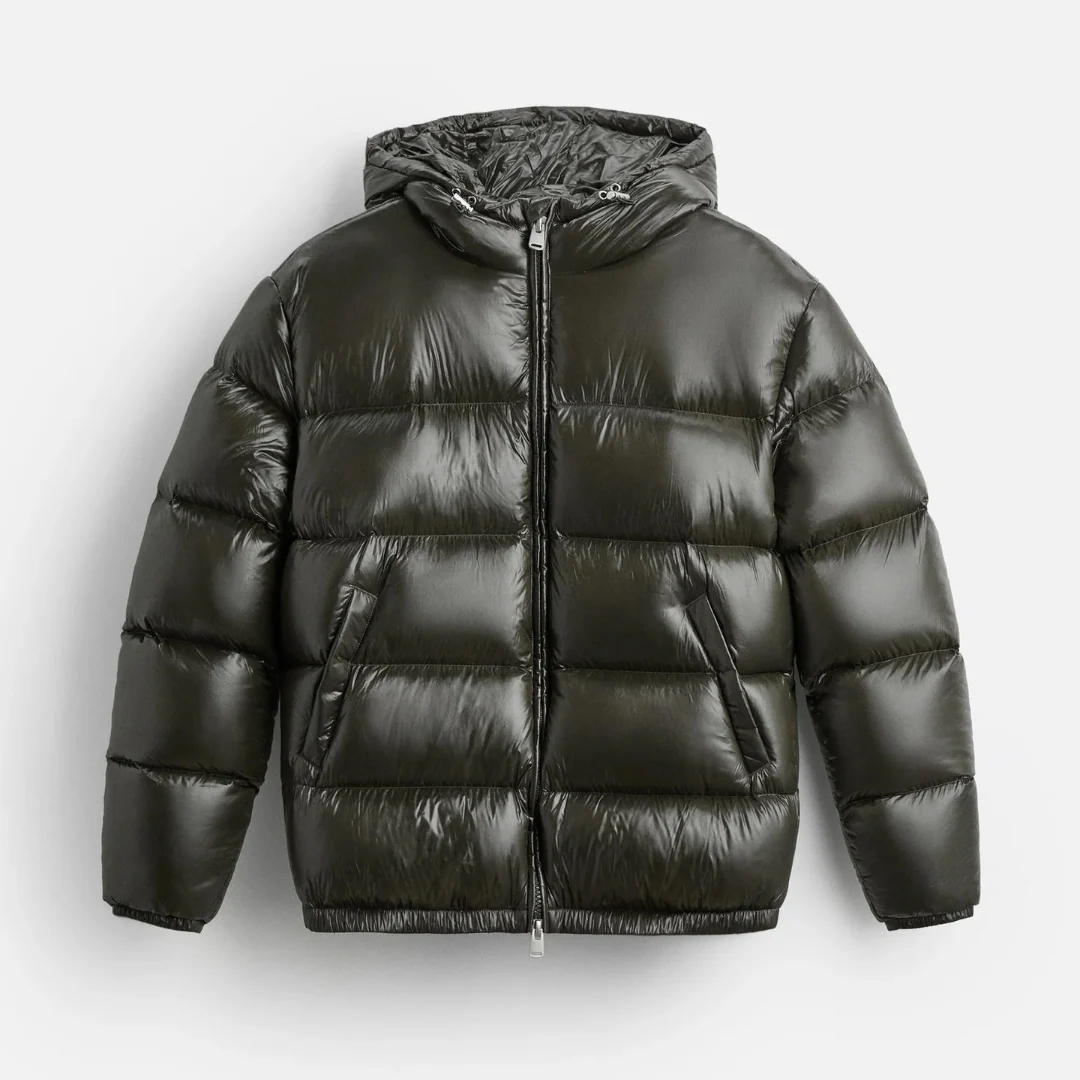 Street-Wave Derek Mens Hooded Puffer Jacket Warm Insulated Waterproof