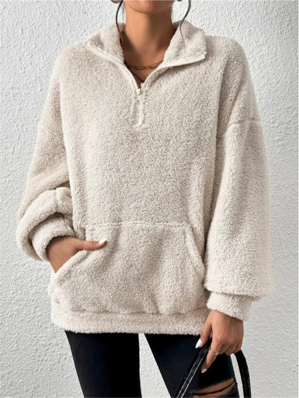 Street Wave Plus Size Fleece Hoodie For Women Oversized Warm Cozy Everyday Wear All Season