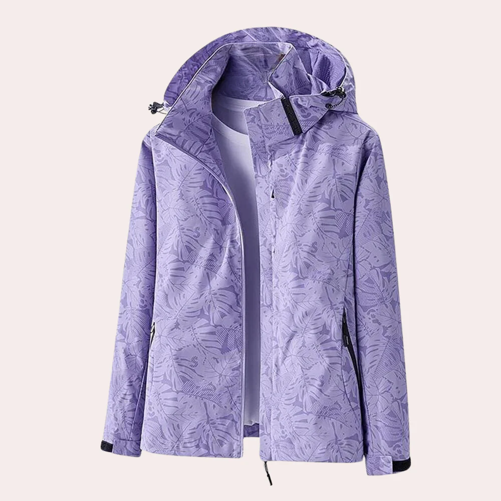 Street-Wave Lightweight Coat For Women With Removable Hood And Zip Pockets For Everyday Style