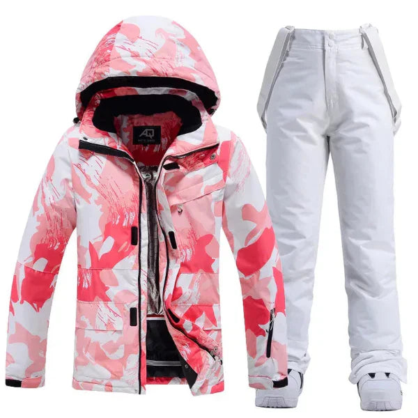 Nordisk-Flair Women Two Piece Ski Jacket Set Insulated Warm Water Resistant