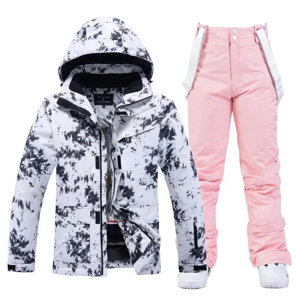 Nordisk-Flair Women Two Piece Ski Jacket Set Insulated Warm Water Resistant