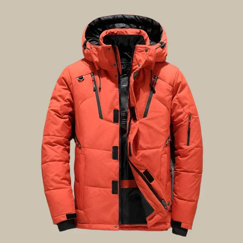 Street-Wave Insulated Winter Jacket With Hood - Move Freely While Staying Warm On Cold Winter Outings