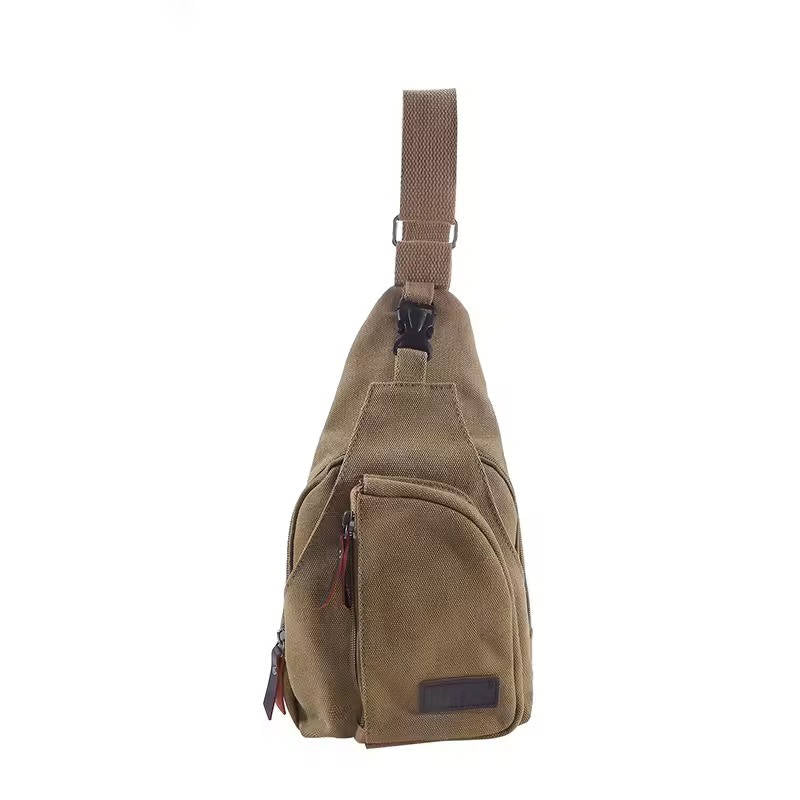Street-Wave Canvas Sling Bag - Lightweight, Hands-Free Everyday Carry for City Trips
