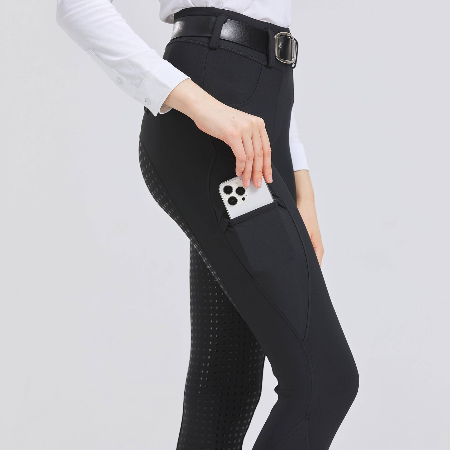 Street-Wave Women Equestrian Horse Riding Pants - Saddle Lock For Secure Grip And Focus