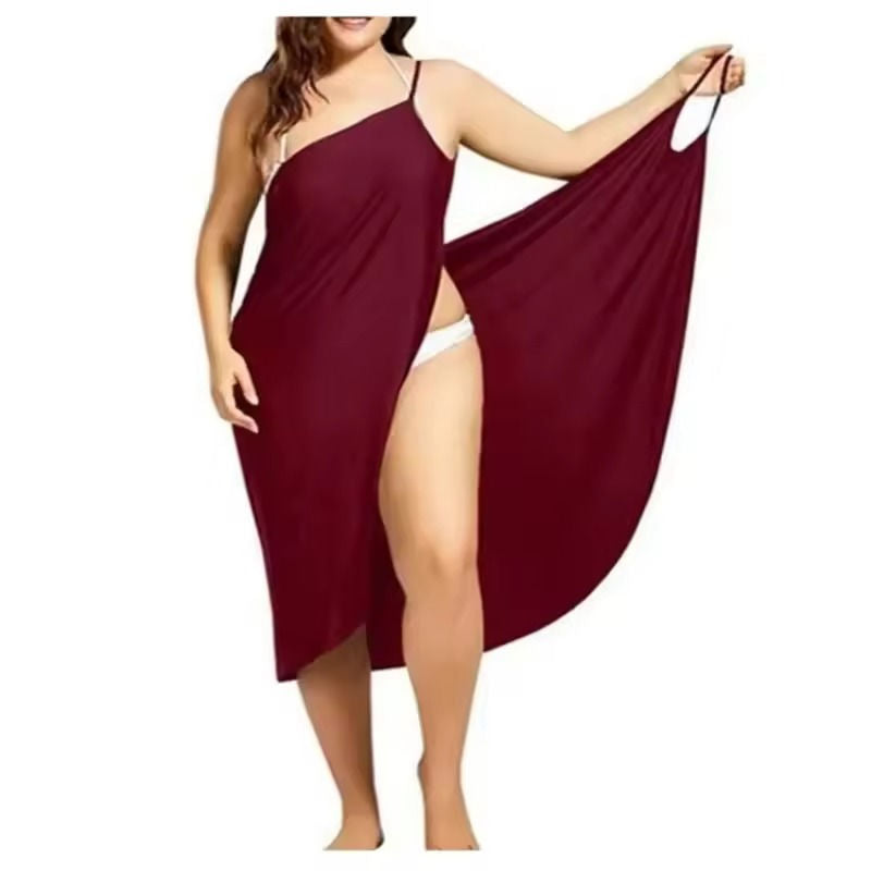 Street-Wave Beach Cover Up Dress - Breezy Soft Cotton Comfort From Pool To Street Everyday