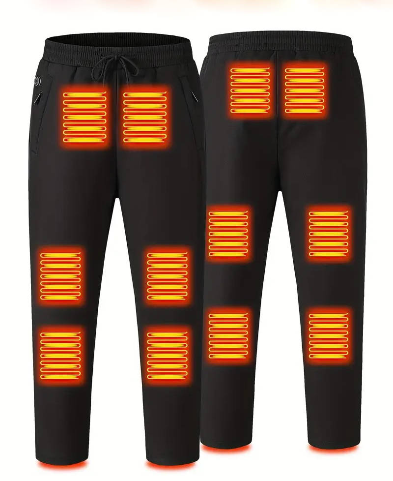 Street-Wave Heated Pants for Men With Fast Heating Panels Warmth on Cold Mornings Outdoor Winter Gear