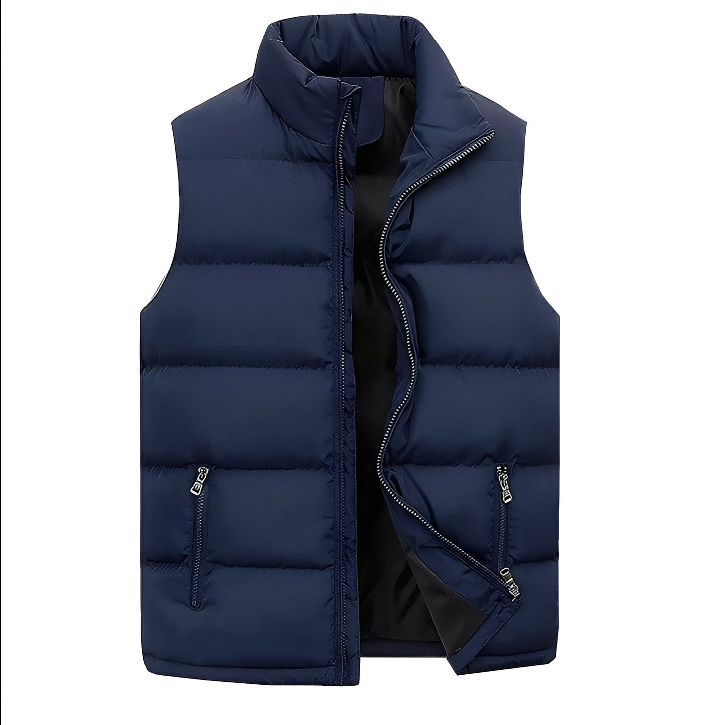 Streetwave Padded Vest For Men With Zip Front Warmth And Casual Streetwear Style