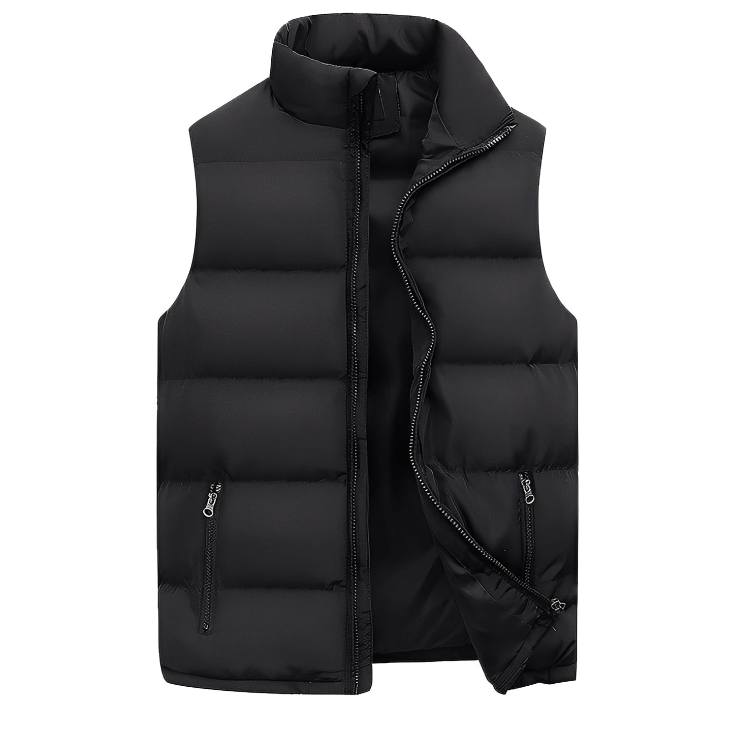 Streetwave Padded Vest For Men With Zip Front Warmth And Casual Streetwear Style