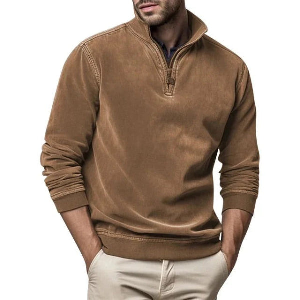 Mens Soft Fleece Pullover Regular Fit By Street-Wave For Men