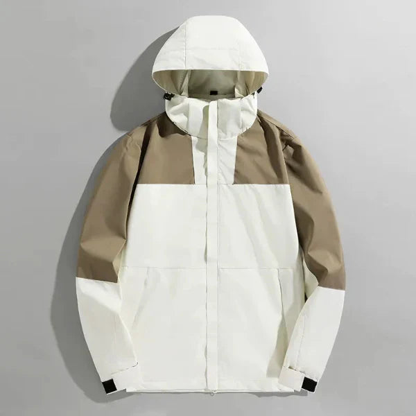 Men's Outdoor Jacket Water Resistant Windproof Detachable Hood By Street Wave