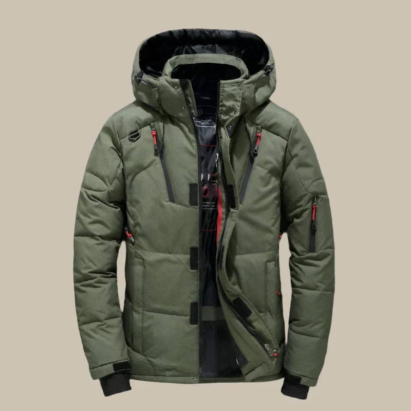 Street-Wave Insulated Winter Jacket With Hood - Move Freely While Staying Warm On Cold Winter Outings