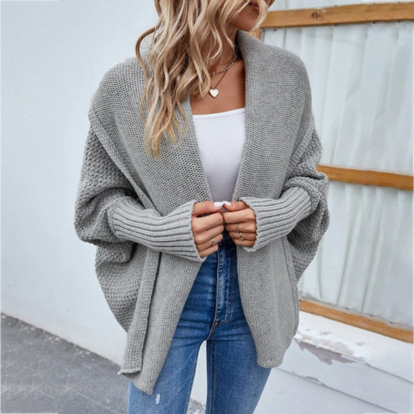 Nordisk-Flair Women Cozy Knit Cardigan Oversized Open Front