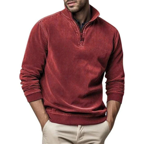 Mens Soft Fleece Pullover Regular Fit By Street-Wave For Men