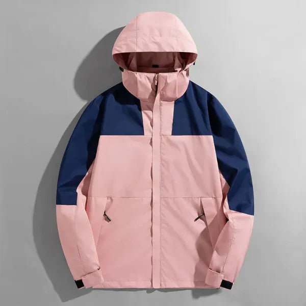 Men's Outdoor Jacket Water Resistant Windproof Detachable Hood By Street Wave