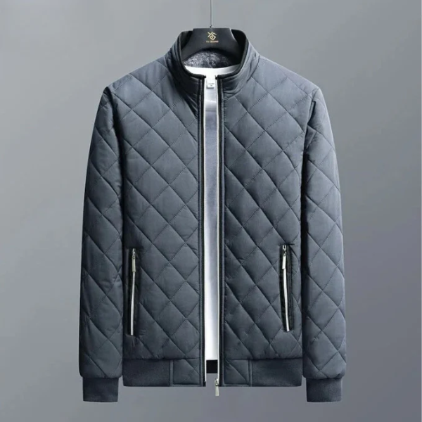 Street Wave Mens Quilted Windproof Water Resistant Jacket