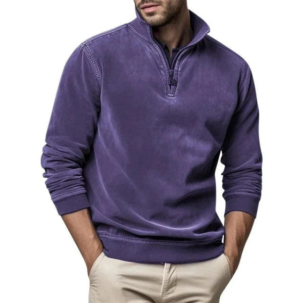 Mens Soft Fleece Pullover Regular Fit By Street-Wave For Men