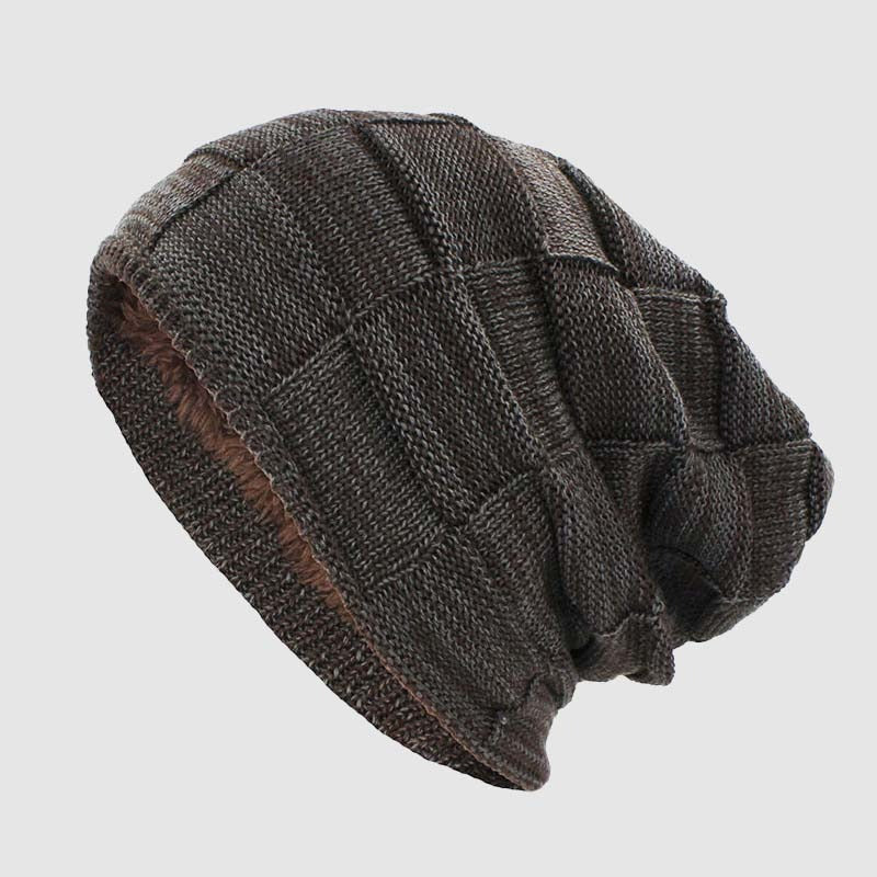 Street-Wave Derris Urban Beanie With Plush Fleece Interior In Soft Ribbed Knit Slouch Fit For Cold Commutes