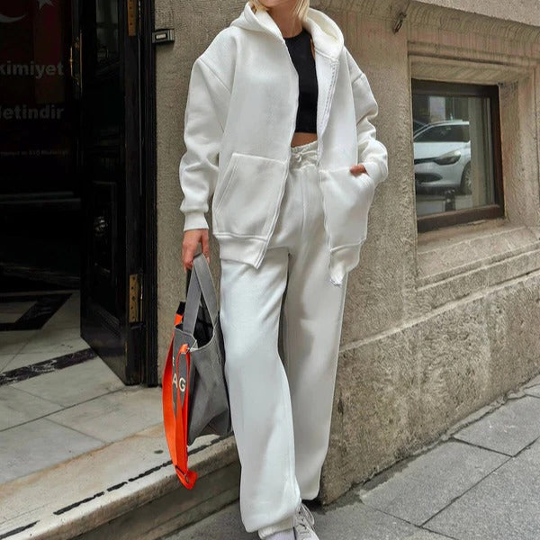 Street-Wave Women's Hoodie Set Oversized Cozy Lounge Wear