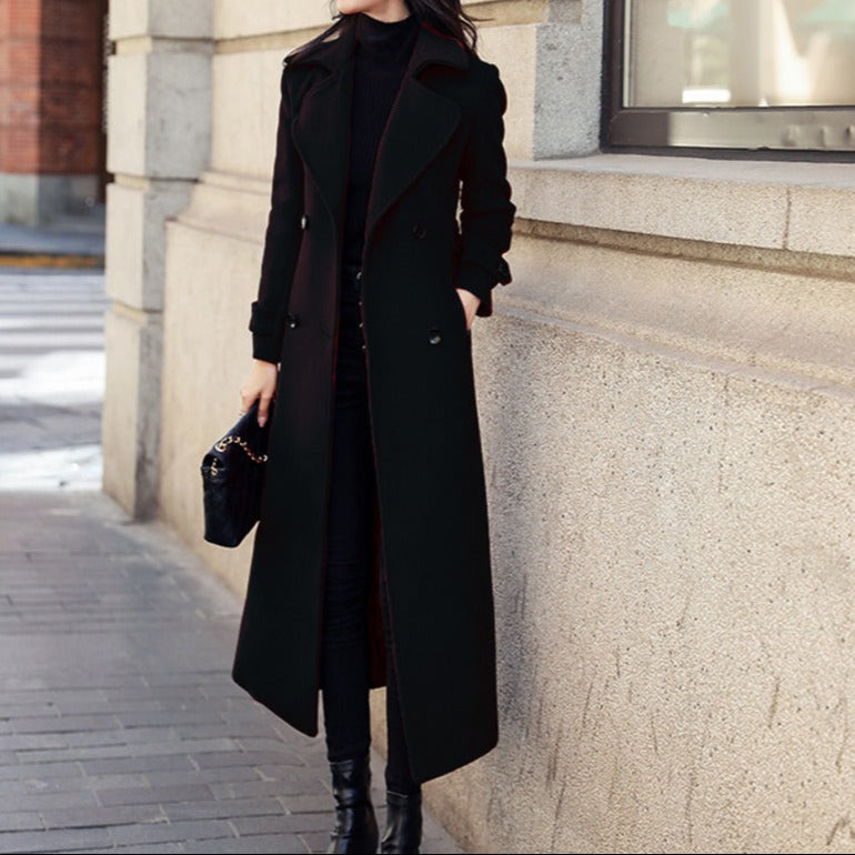 Street-wave Wool Coat For Women Amalia With Structured Tweed And Double Zipper, Classic Fit