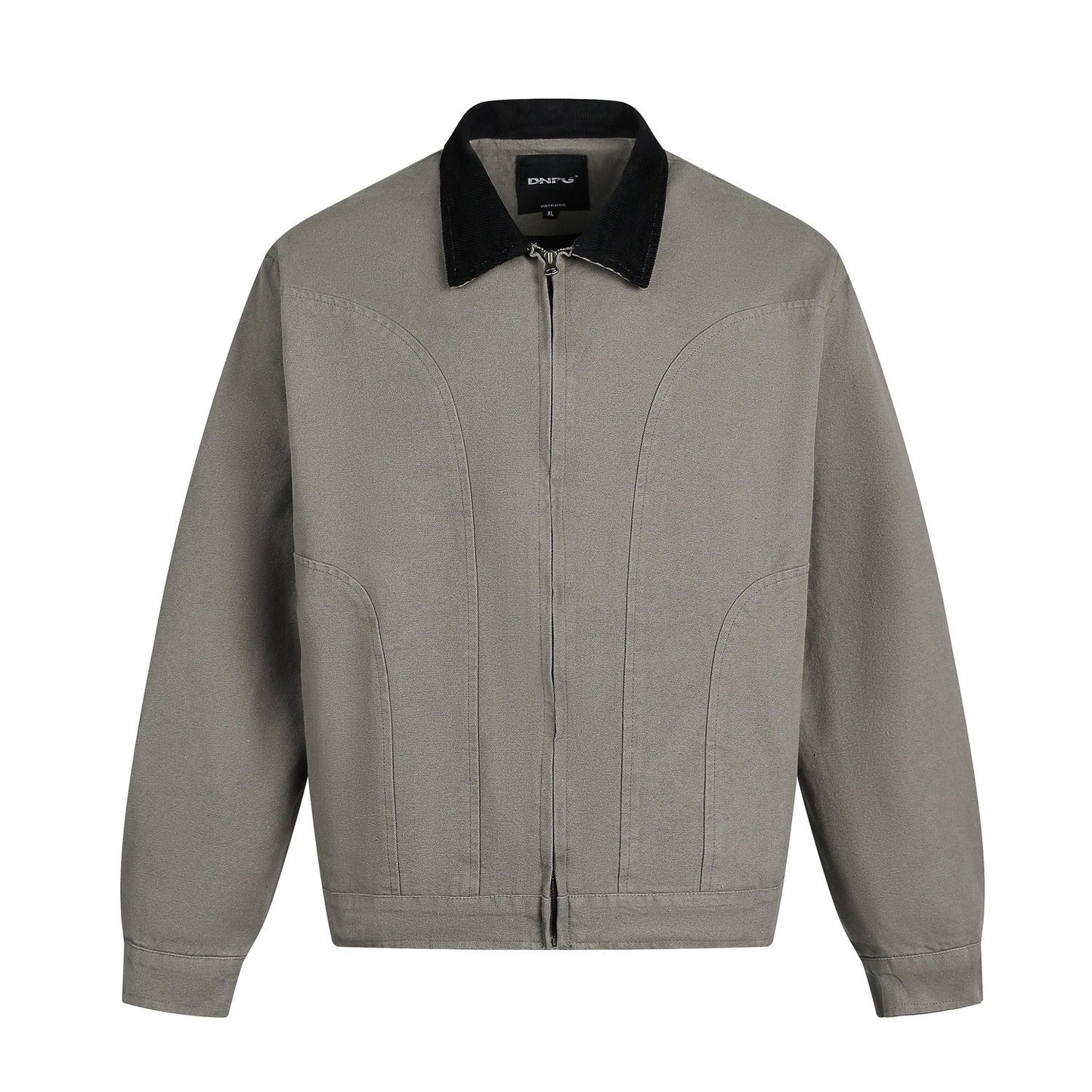 Street-Wave Mens Faux Suede Jacket With Snap Button Closure For Confident Everyday Style